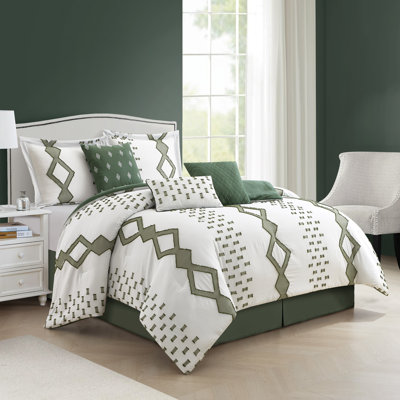 Pantissa Geometric 7 Piece Comforter Set