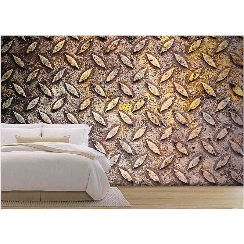 Motif de peinture murale à peindre en métal, L 100 po x l 144 po