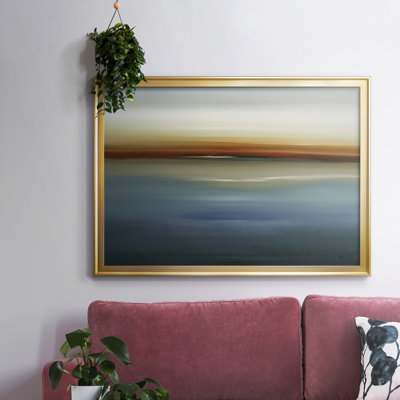 Beside the Blue II-Framed Gallery Wrapped Canvas