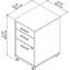 16" Wide 3 -Drawer Mobile File Cabinet-1531531385