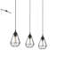 Bethania 3 - Light Matte Black Kitchen Island Pendant