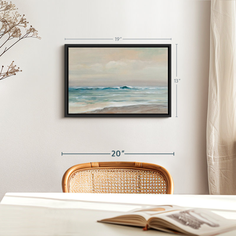 «Whispering Ocean Waves», art mural, H 13 po x l 19 po