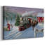 Pale Winter Nativity Hearth-Premium Gallery Wrapped Canvas-1673680404