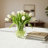 Charletta Round Faux Marble Top Dining Table