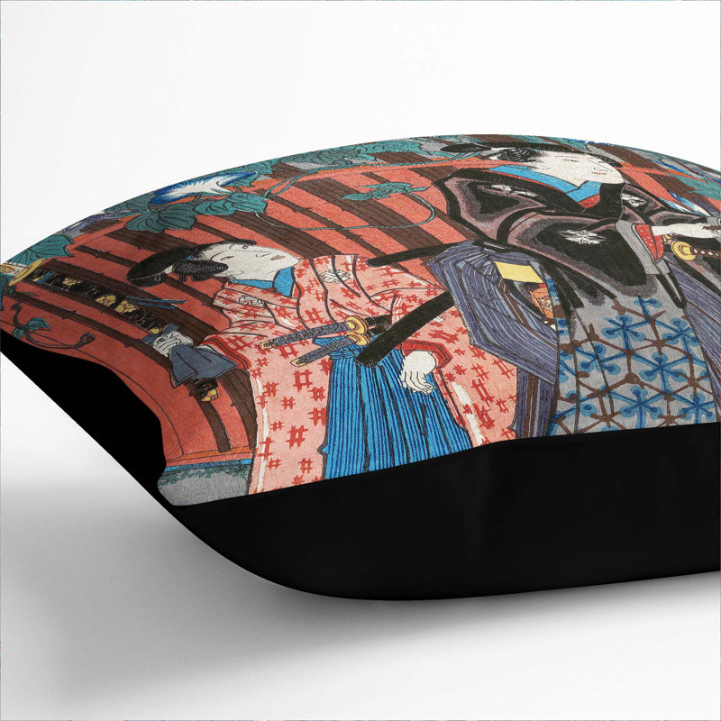 Square Throw Cushion, 55 x 55 cm, Black