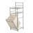 2-Shelf Steel Storage Shelf Unit with Hamper