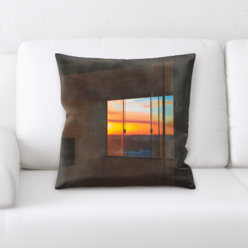 Microsuede Throw Pillow
