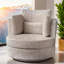 Fauteuil d'appoint pivotant Chenille-2132451908