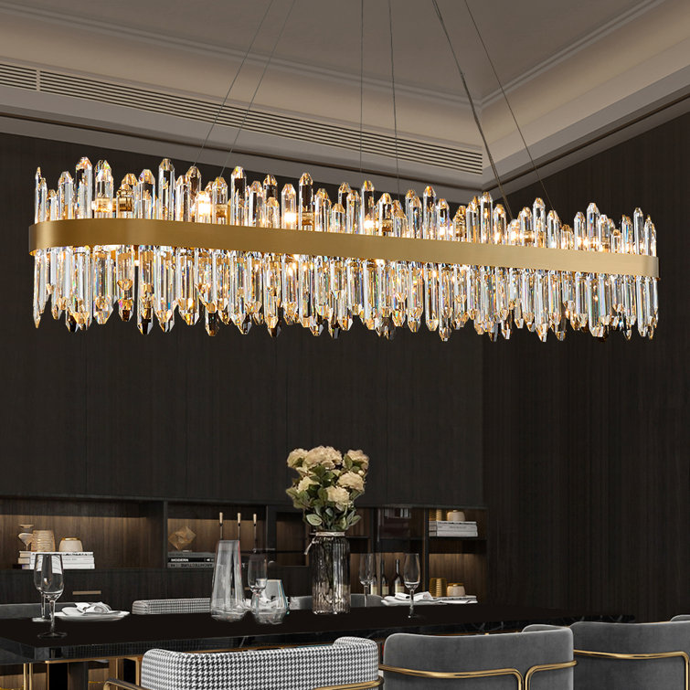 Angelys 32 - Light Dimmable Square / Rectangle Chandelier