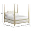 Eave Sundrenched Upholstered Four Poster Bed-140860713
