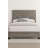Granville Wooden Panel Bed In Light Gray-162801077