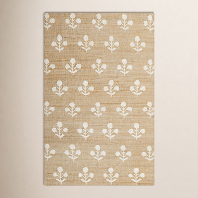 Erin Gates by Momeni Orchard Natural Floral Jute Rug