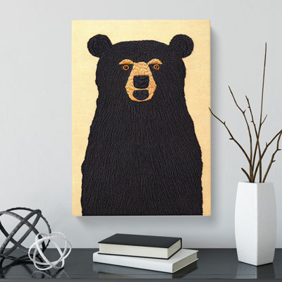 Bear Embroidery Vol.2 - Wrapped Canvas