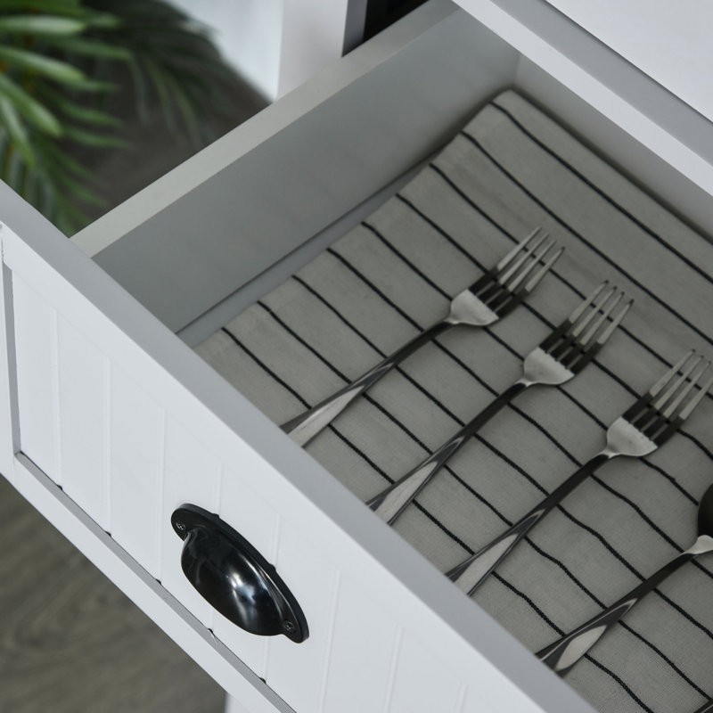 Élégant garde-manger de style colonial - panneau renforcé et ensemble de fixation murale pour un rangement stable