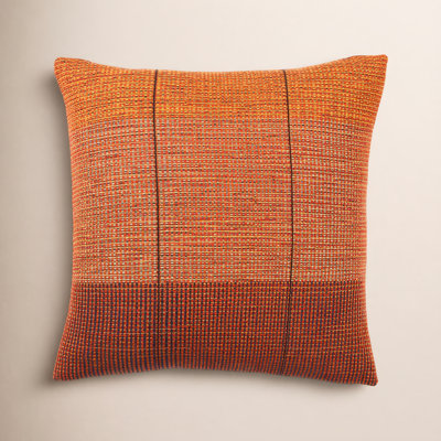 Clyde Embroidered Cotton Throw Pillow
