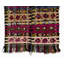 Kilim turc rétro coloré 3x4,6 pi Lit, plancher, housse de canapé ou suspension murale