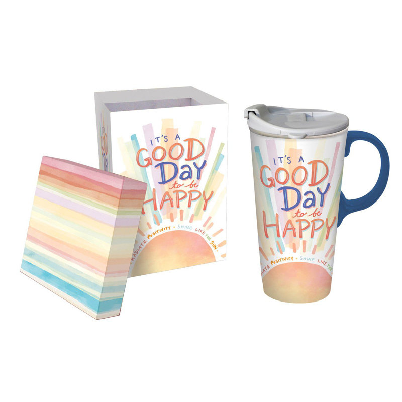 Evergreen Enterprises, Inc Ceramic Travel Mug