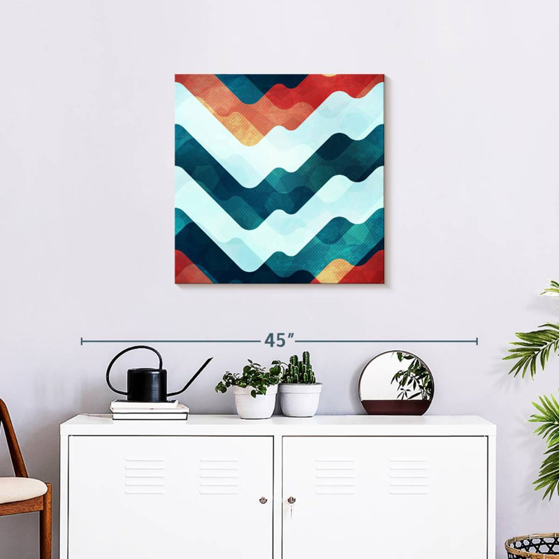 Wavy Digital Avery, 24" H x 24" W