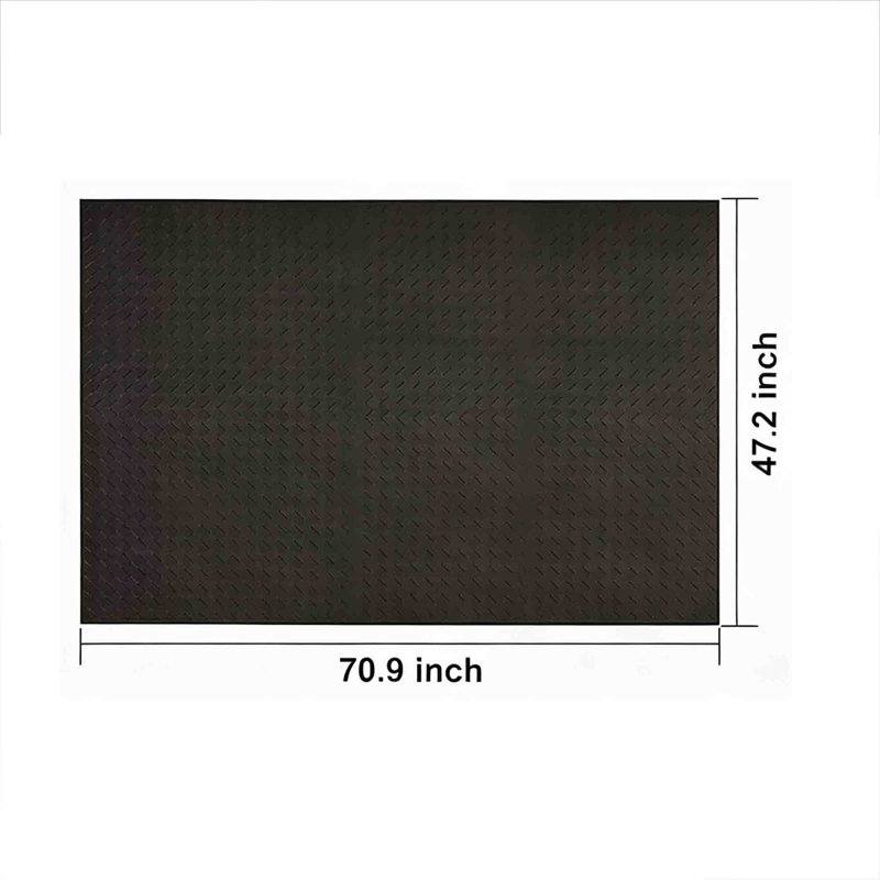 Tapis de cuisine rembourrés anti-fatigue, Noir