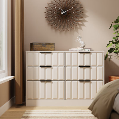115 cm W Chest of 6 Drawers