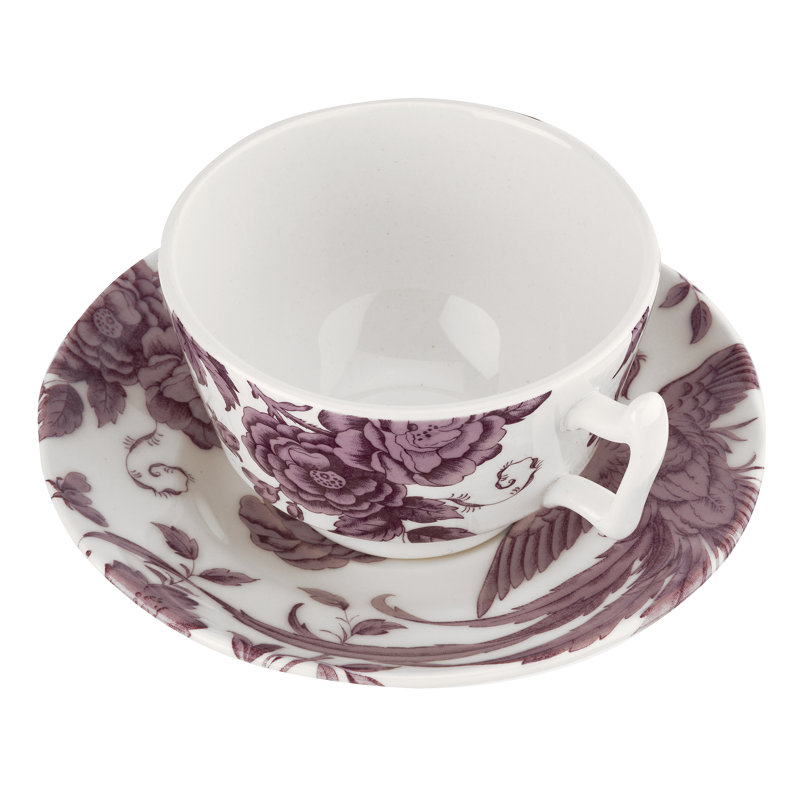 Kingsley Teacups & Saucers, White