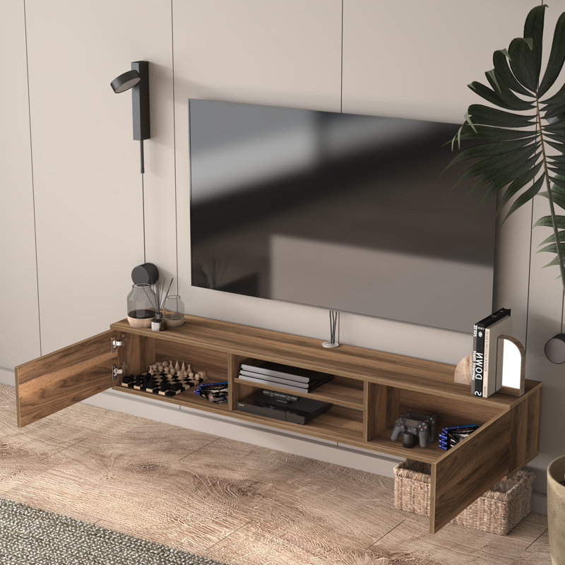 Meuble télé Bella Modern, Brun foncé