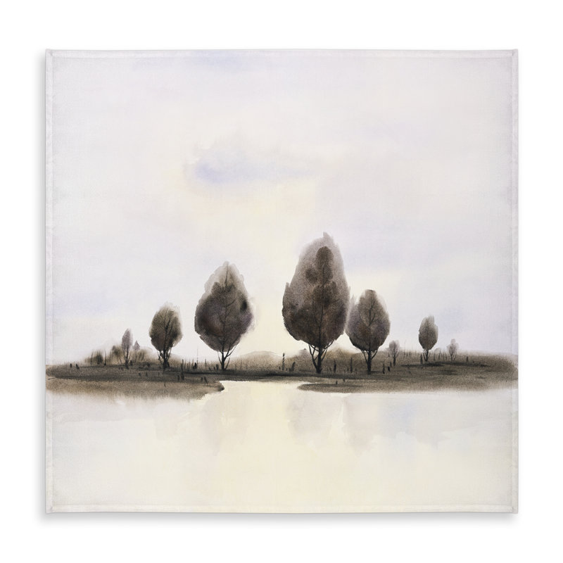 Abstract Landscape of Trees Tablecloth | Indoor Outdoor Decor