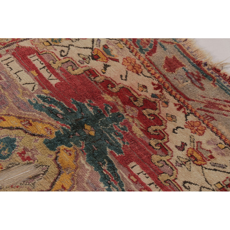 Antique One-of-a-Kind 3'3X4'9 Hand Knotted Area Rug