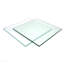 Plateau carré en verre trempé - 39,3 po x 39,3 po, épaisseur 3/8 po