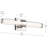 18.5" Linear Bath Bar Small LED with Clear Glass-108202184