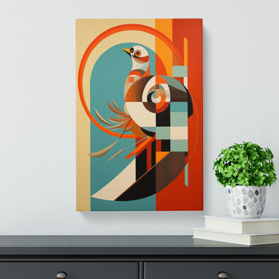 Partridge Constructivism - Wrapped Canvas Print