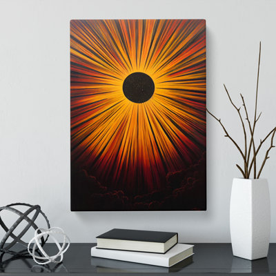 Ardara Sun Modern Art - Wrapped Canvas
