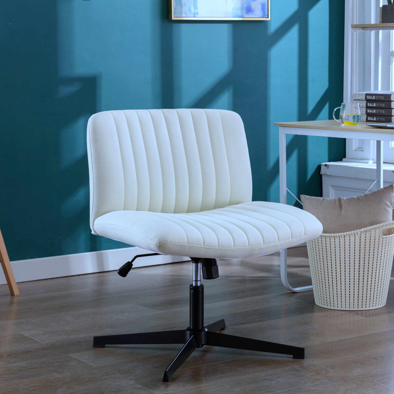 Fauteuil de bureau 25 po, Blanc cassé