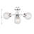 4-Light Semi-Flush in Chrome-820395600