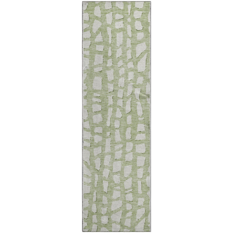 Premium Machine Washable Prisco Aloe Rug