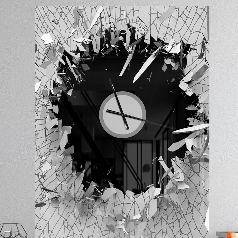 Horloge murale moderne Corwin, Très grand