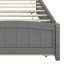 Lit plateforme simple avec lit gigogne