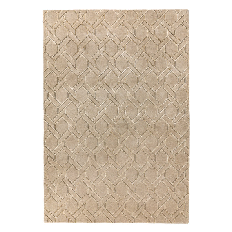 Geometric Hand Woven Area Rug, Rectangle 120 x 170cm