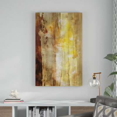 « ua ch golden lueur i », peinture sur toile tendue