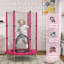 HOMCOM ft Cylinder Kid / Toddler Trampoline