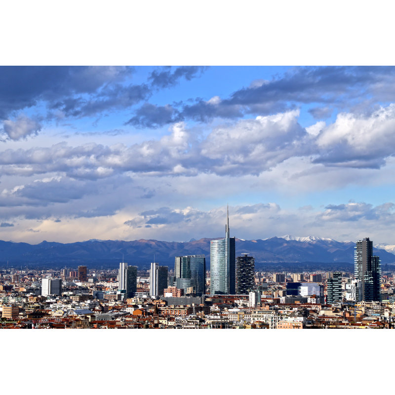 Guitierrez Milan, The New Skyline by Luneberg_ - Wrapped Canvas Print, 30cm H x 46cm W x 3.8cm D
