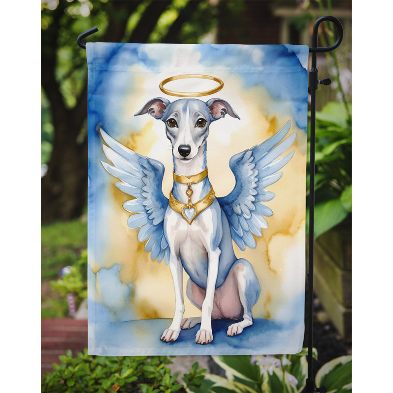 Drapeau de jardin Whippet My Angel
