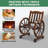 Wagon-Inspired Solid Wood Patio Dining Chair