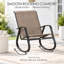 Chaise berçante d'extérieur en métal -94541193