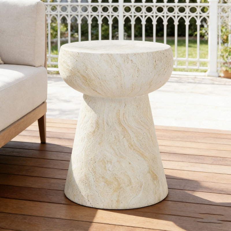 Table d'extérieur en béton pour l'extérieur