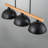 3-Light Linear Kitchen Island Pendant