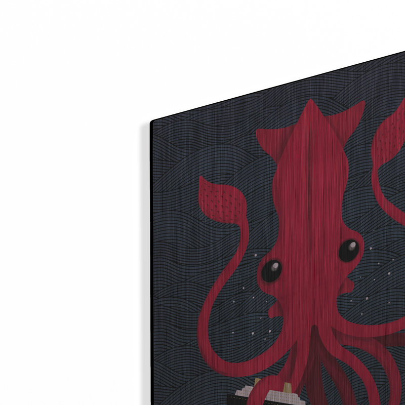 «Kraken Attaken» par Michael Buxton, H 24 po x l 16 po