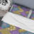 Gold And Purple Patchwork Polyester Patchwork Duvet Cover-1219888280