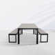 Reginald 72'' Rectangular 6 - Person Outdoor Dining Set