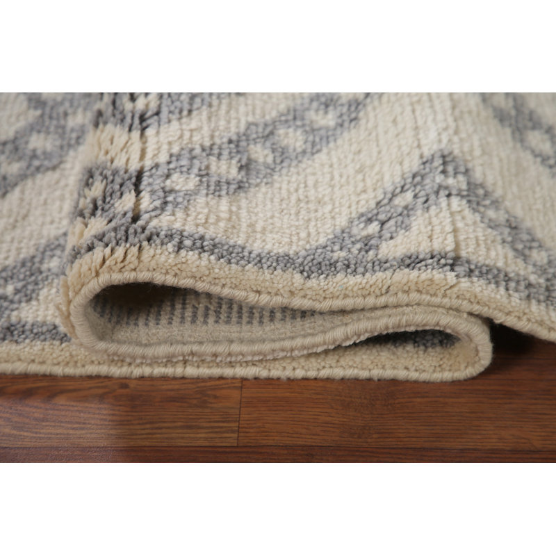 Tapis géométrique marocain moderne 5 x 8